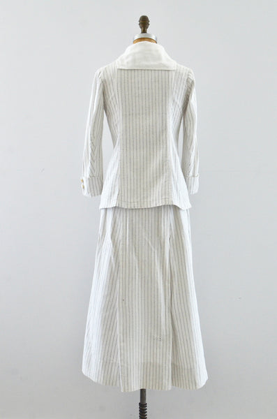 1910's Pinstripe Walking Suit