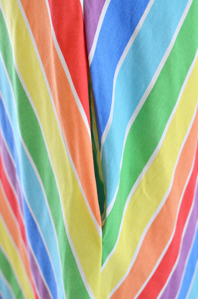 Mitered Rainbow Tent Dress