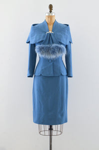 Blue Lilli Ann Suit