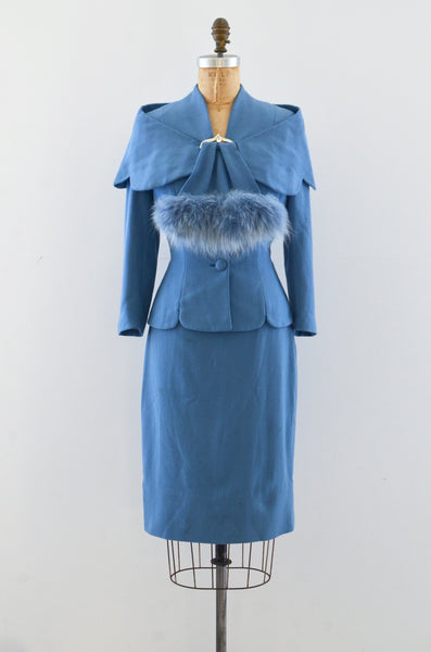Blue Lilli Ann Suit