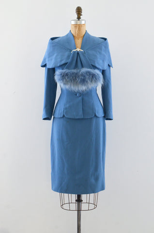 Blue Lilli Ann Suit
