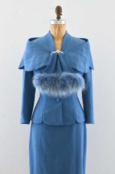 Blue Lilli Ann Suit