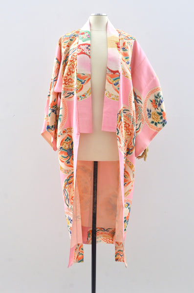 Cotton Candy Silk Kimono