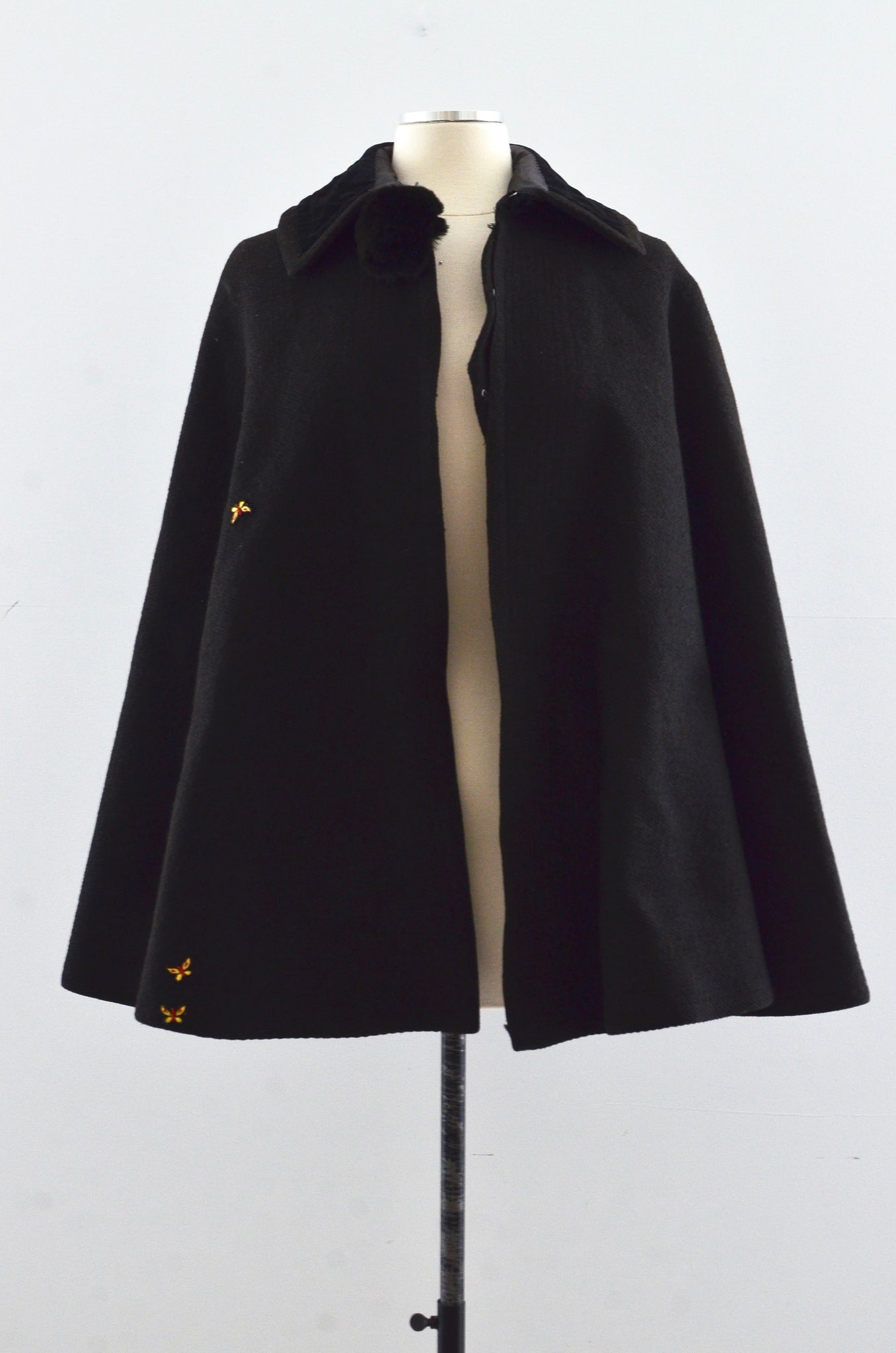 Antique Heavy Wool Cape