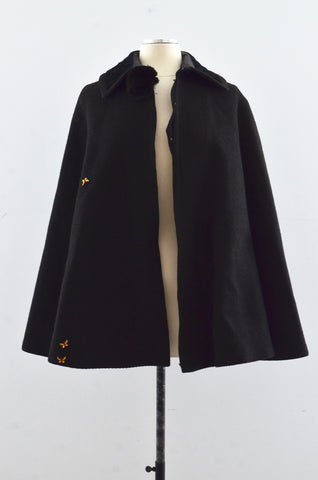 Antique Heavy Wool Cape