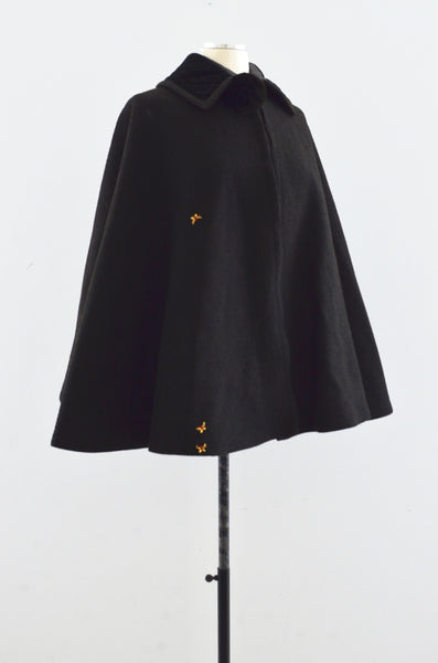 Antique Heavy Wool Cape