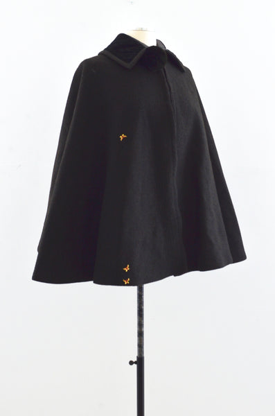 Antique Heavy Wool Cape