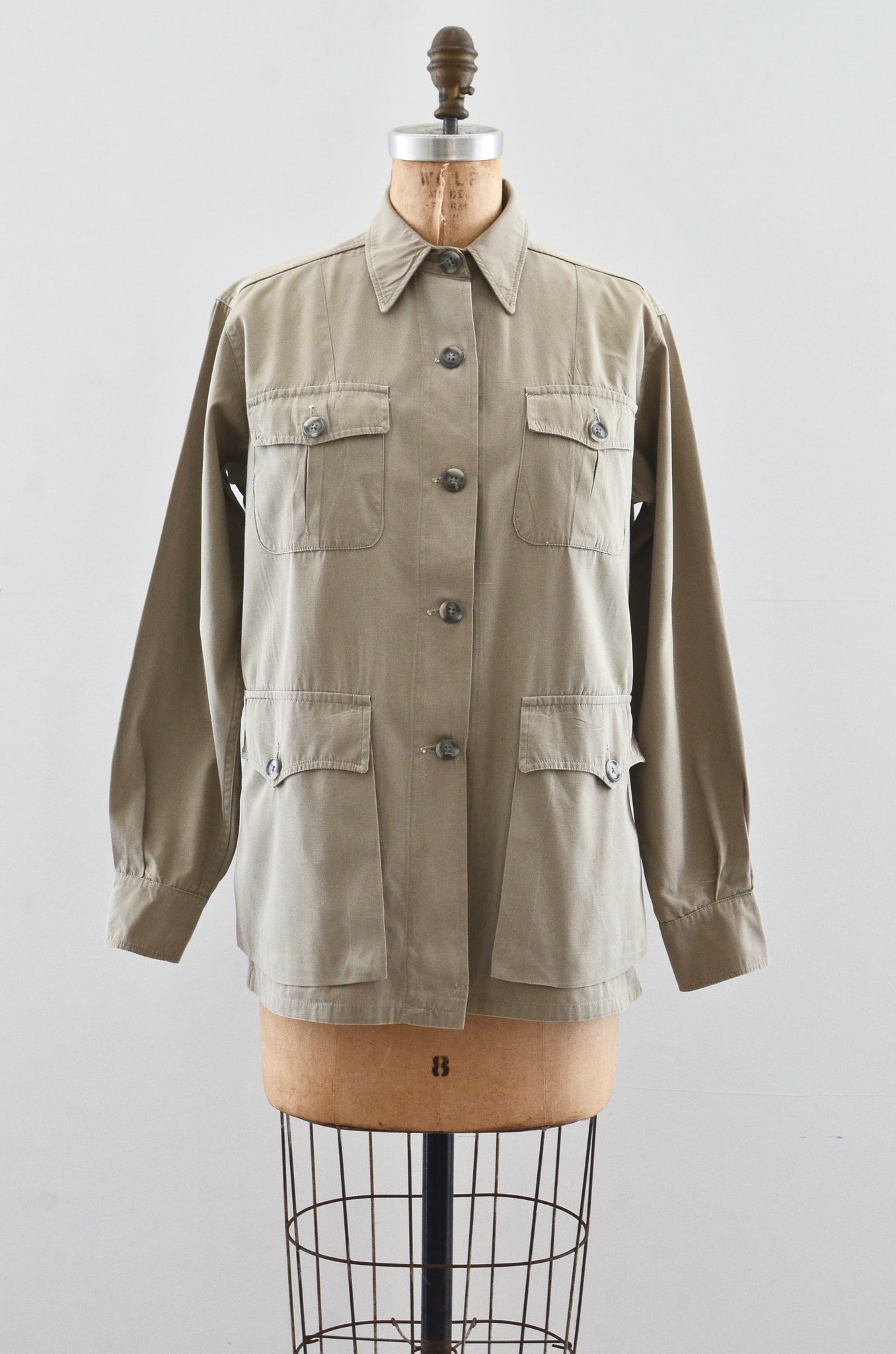 Vintage shop safari jacket