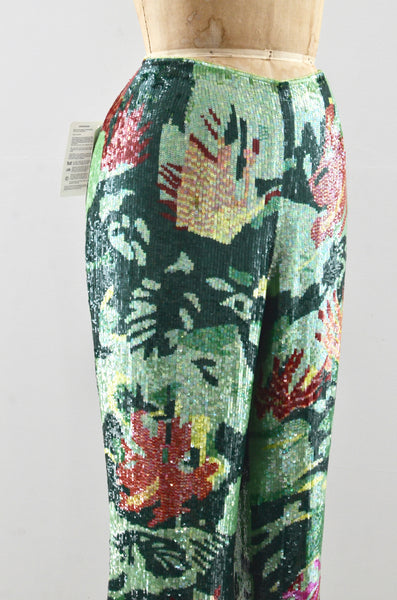 Micro Sequin Escada Pants