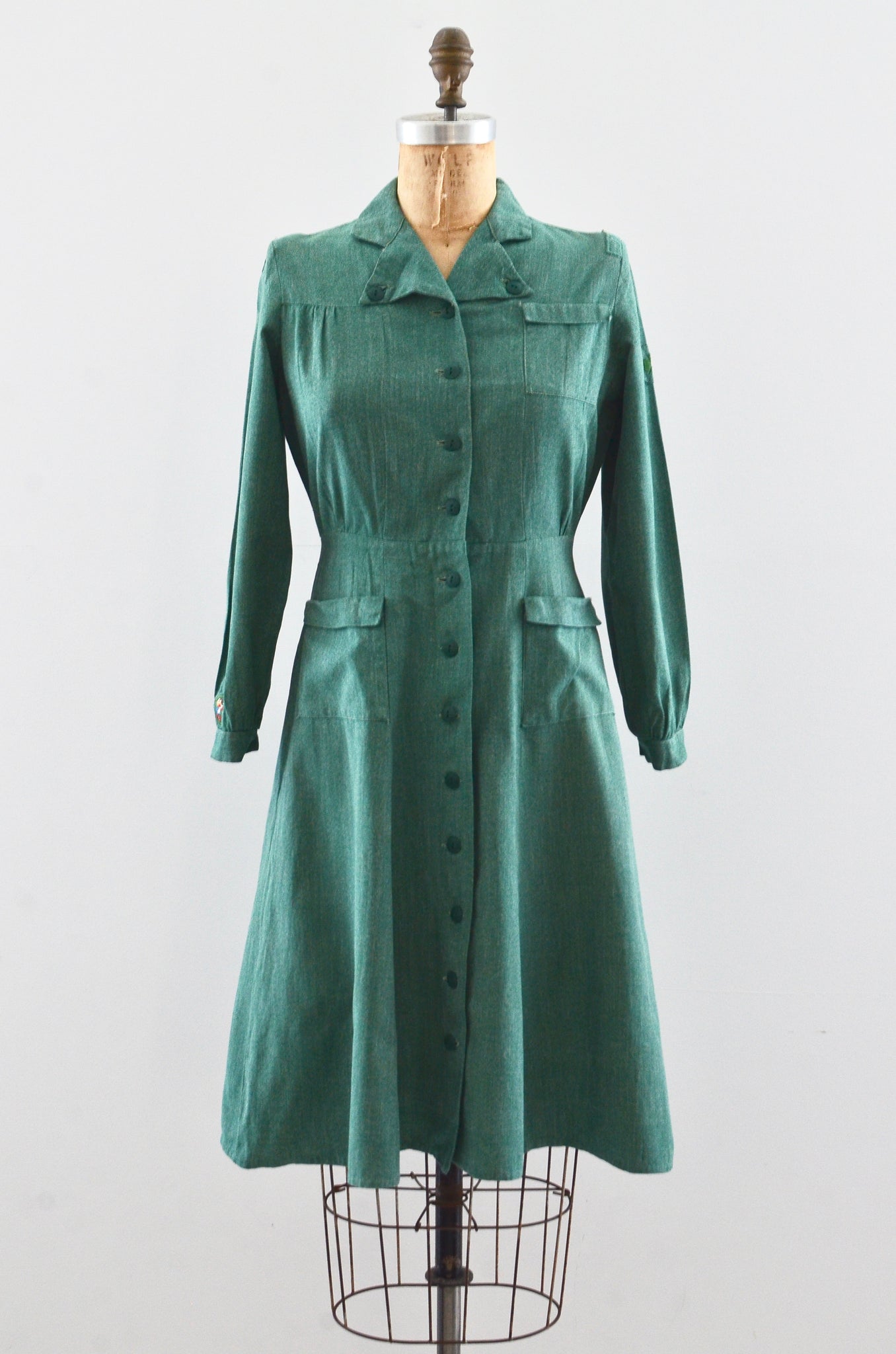Vintage 40s Girl Scout Uniform Dress Pickled Vintage Vintage 40s Girl Scout Uniform Dress Pickled Vintage