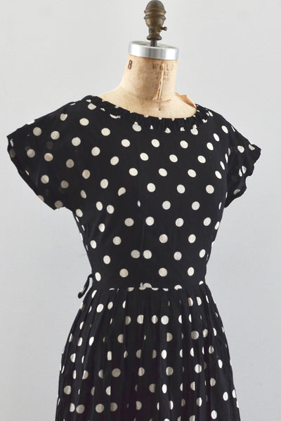 1950's Polka Dot Dress