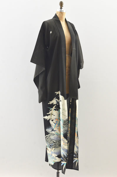 Kuro Tomesode Kimono