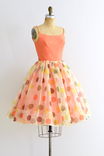 Balloon Print Dress - Pickled Vintage