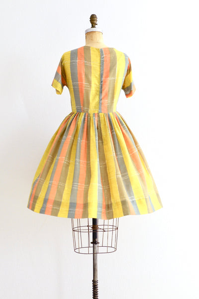 50s Chevron Dress - Pickled Vintage