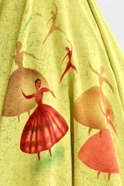Chartreuse Skirt - Pickled Vintage