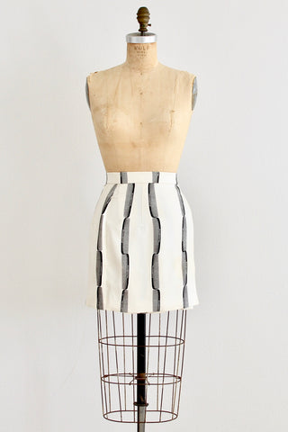 Todd Oldham Comb Skirt - Pickled Vintage