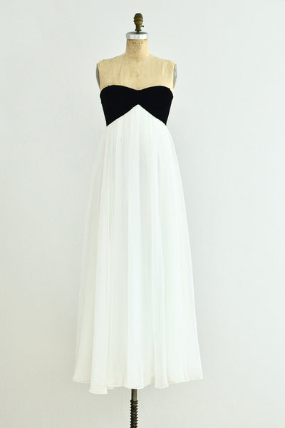 Alan Cherry Strapless Gown - Pickled Vintage