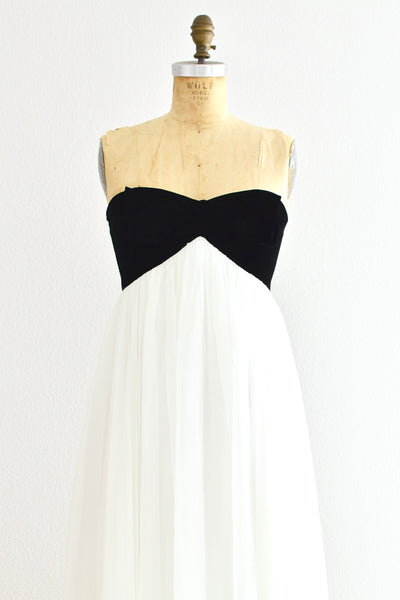 Alan Cherry Strapless Gown - Pickled Vintage