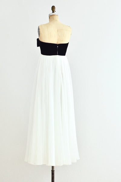 Alan Cherry Strapless Gown - Pickled Vintage