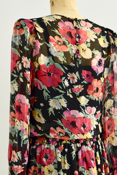 Windsor Chiffon Dress - Pickled Vintage