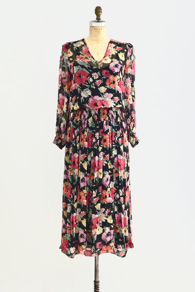 Windsor Chiffon Dress - Pickled Vintage