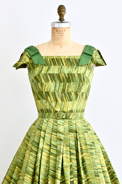 1950s Green Dress - Pickled Vintage