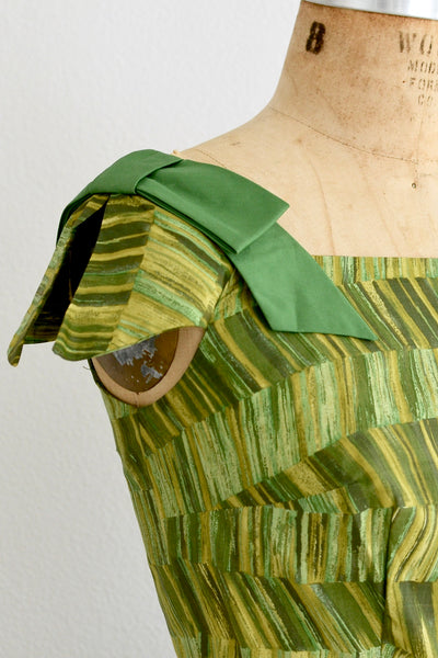1950s Green Dress - Pickled Vintage