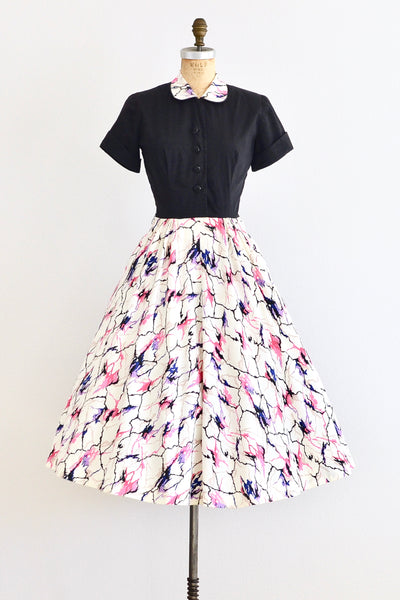 Jeanne Durrell Splatter Dress - Pickled Vintage