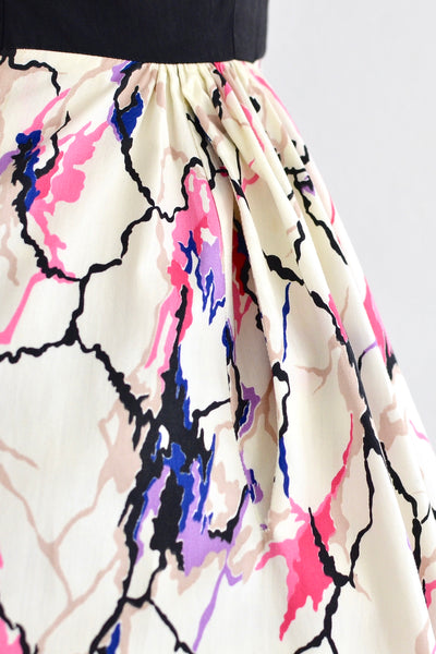 Jeanne Durrell Splatter Dress - Pickled Vintage