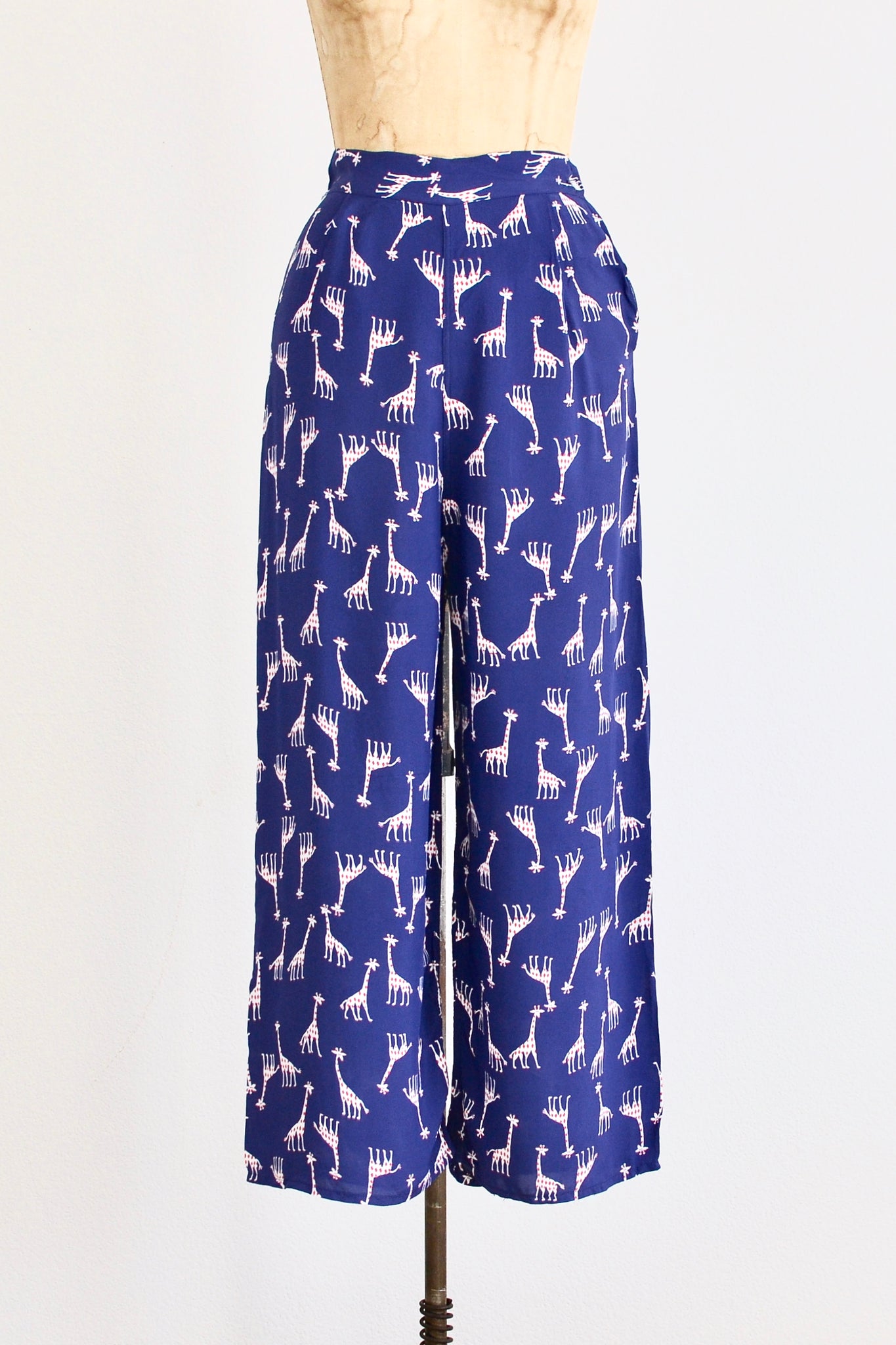 40s Harlequin Giraffe Pants - Pickled Vintage