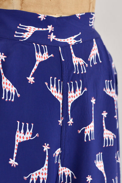 40s Harlequin Giraffe Pants - Pickled Vintage