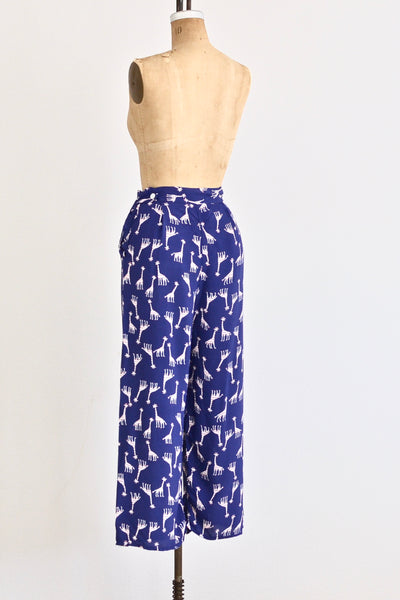 40s Harlequin Giraffe Pants - Pickled Vintage