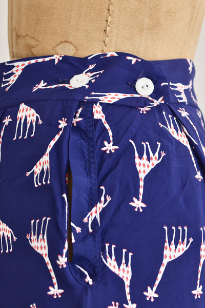 40s Harlequin Giraffe Pants - Pickled Vintage