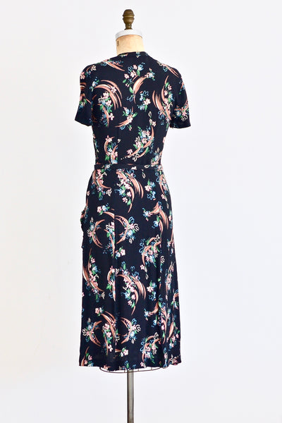 1940s Floral Dress - Pickled Vintage