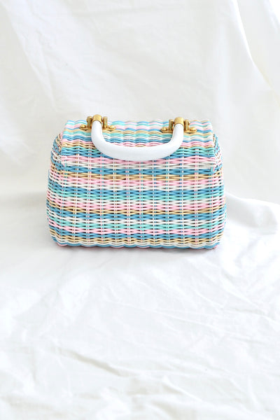Pastel Stripe Purse - Pickled Vintage