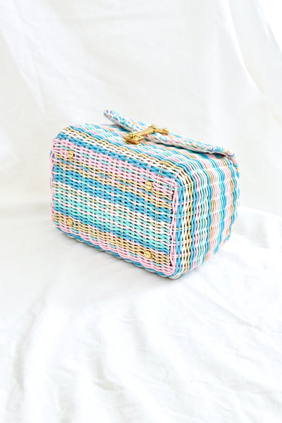 Pastel Stripe Purse - Pickled Vintage