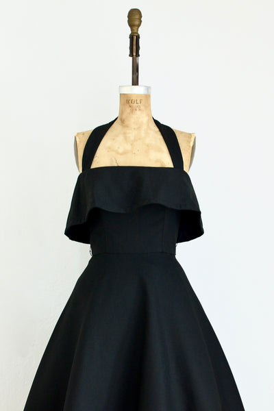 Button-back Halter Dress - Pickled Vintage