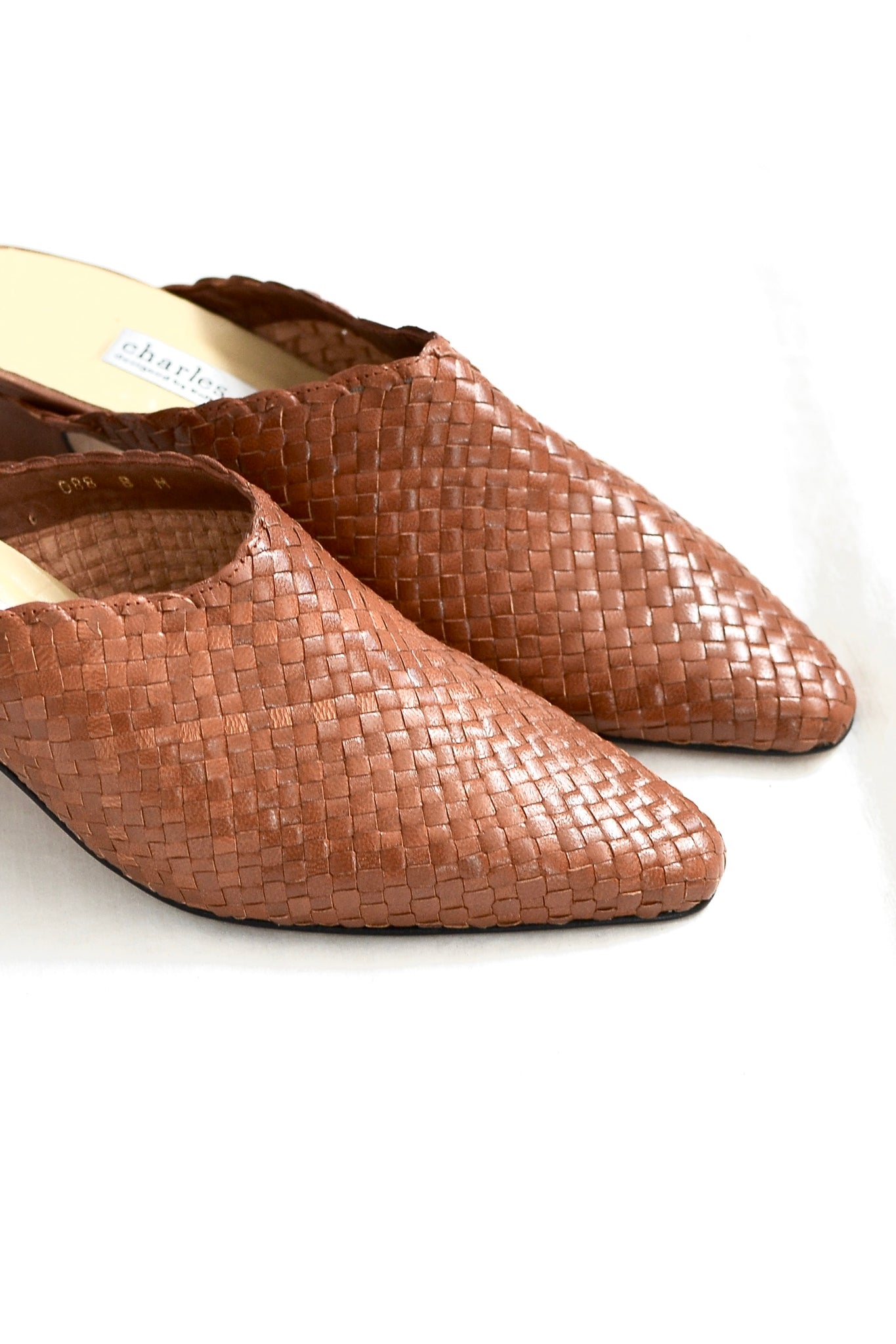 Woven Mules - Pickled Vintage