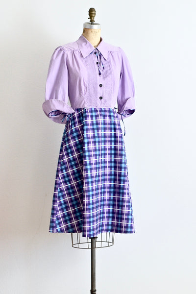 40s Plaid Dress - Pickled Vintage