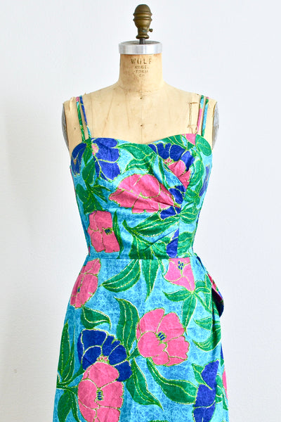 1950s Sarong Dress - Pickled Vintage