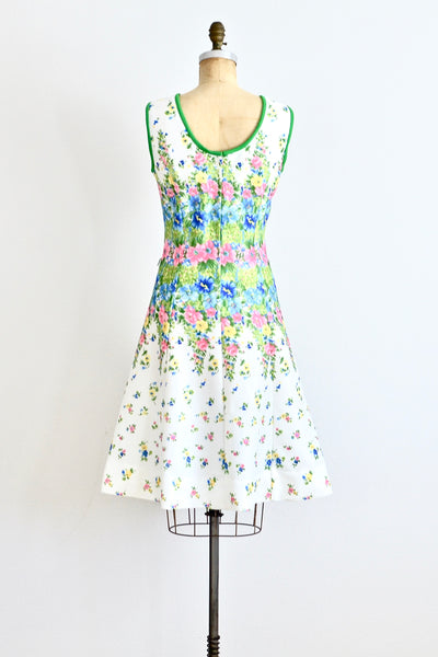 60s Floral Jumper Dress - Pickled Vintage