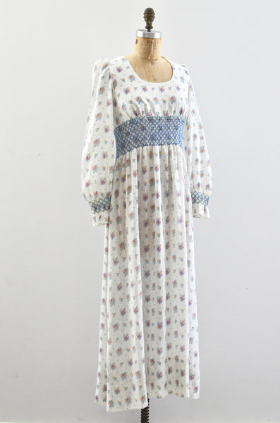 70's Smocked Dress