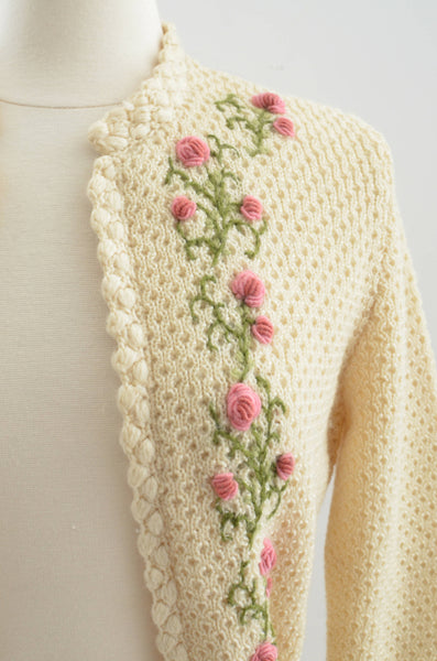 Vintage Austrian Cardigan Sweater / S M