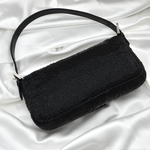 Fendi Baguette Beaded Shoulder Bag