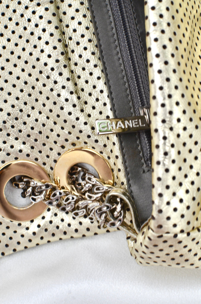 Chanel Reissue Perforated Gold Flap Bag – Pickled Vintage