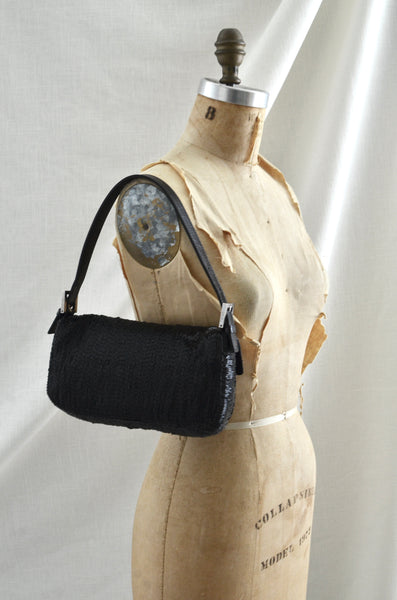 Fendi Baguette Beaded Shoulder Bag