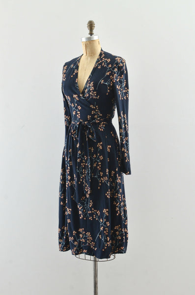 "First Bloom" Diane Von Furstenberg Wrap Dress /  xxs small