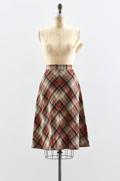 70s Chevron Skirt - Pickled Vintage