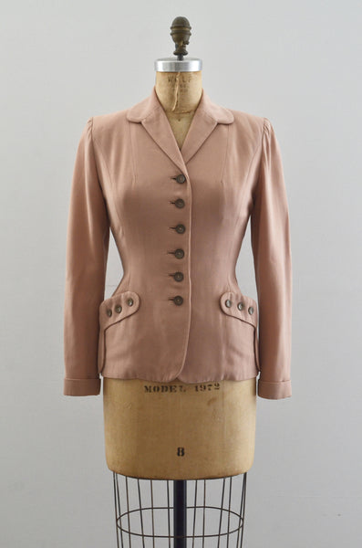 40's Pink Suit Jacket