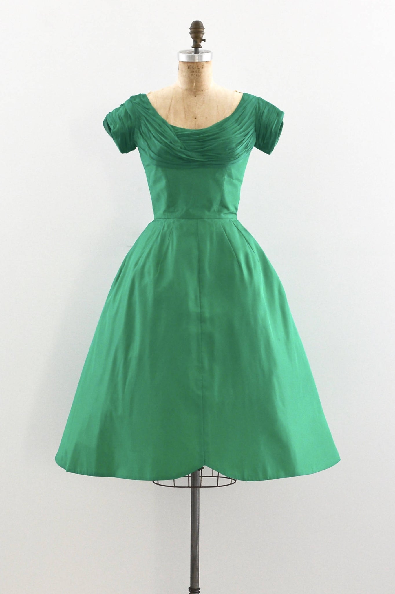Emerald Green Dress Pickled Vintage Emerald Green Dress Pickled Vintage